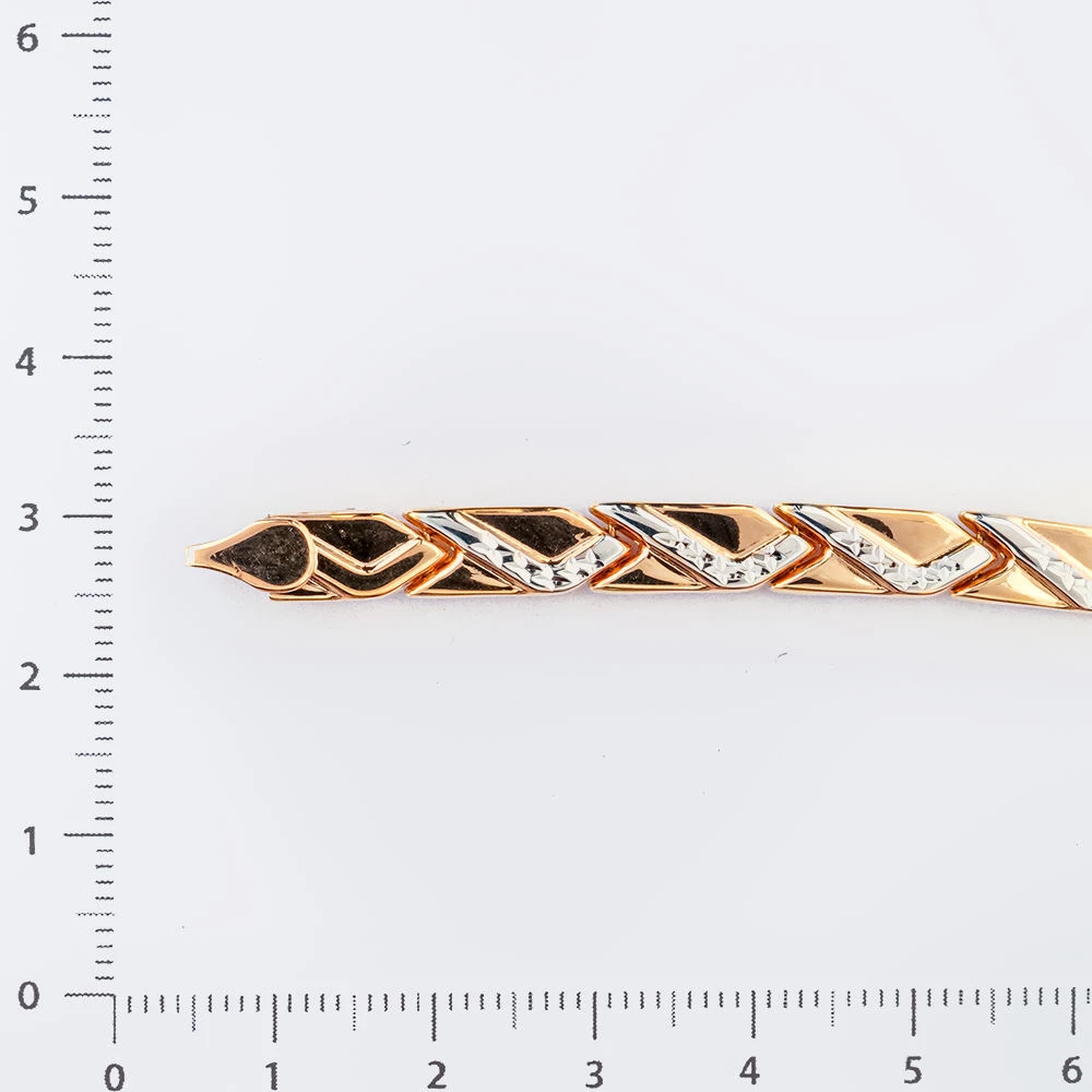 Браслет из красного золота 585 пробы