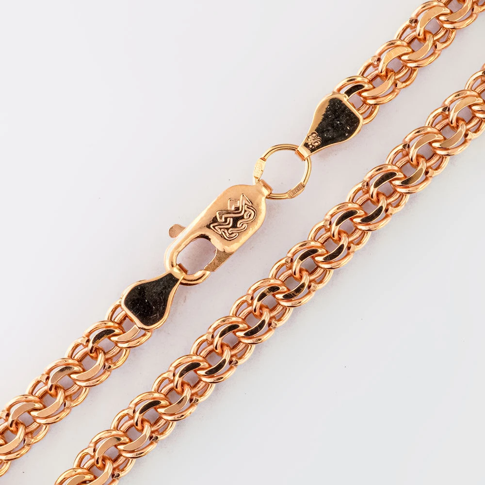 Браслет из красного золота 585 пробы