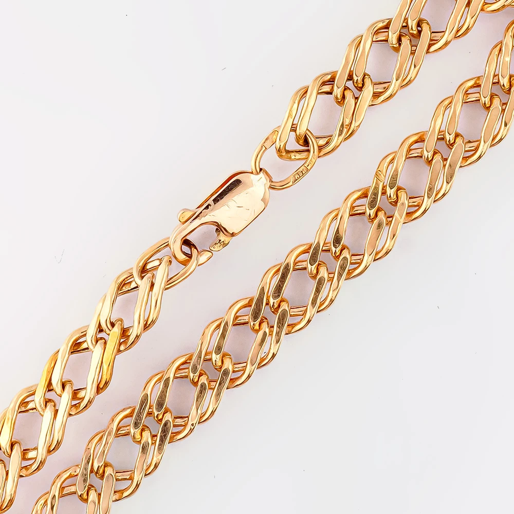 Браслет из красного золота 585 пробы