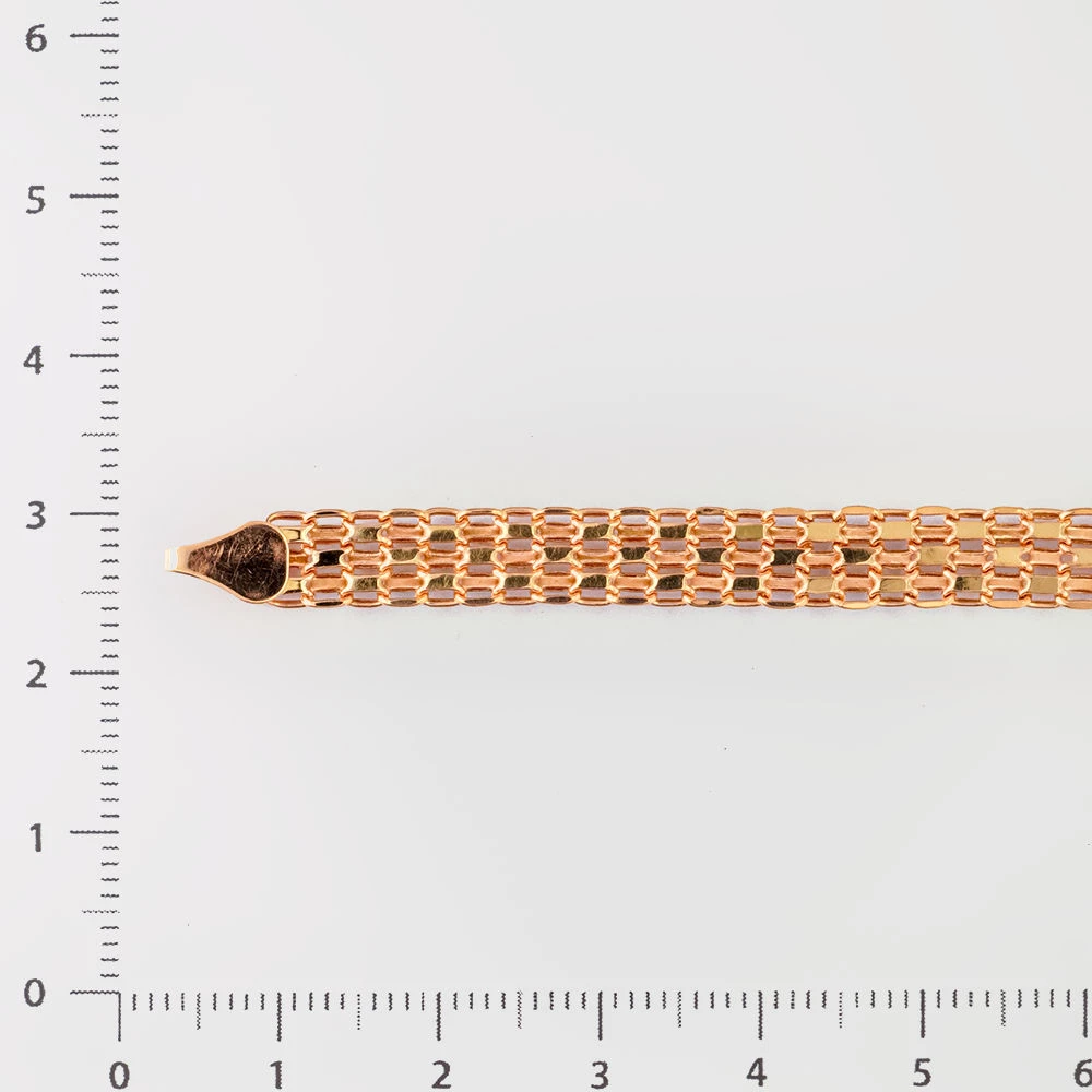 Браслет из красного золота 585 пробы