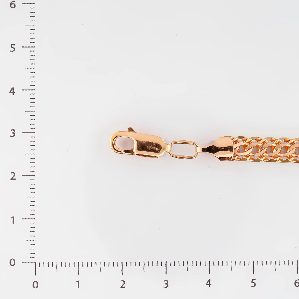 Браслет из красного золота 585 пробы