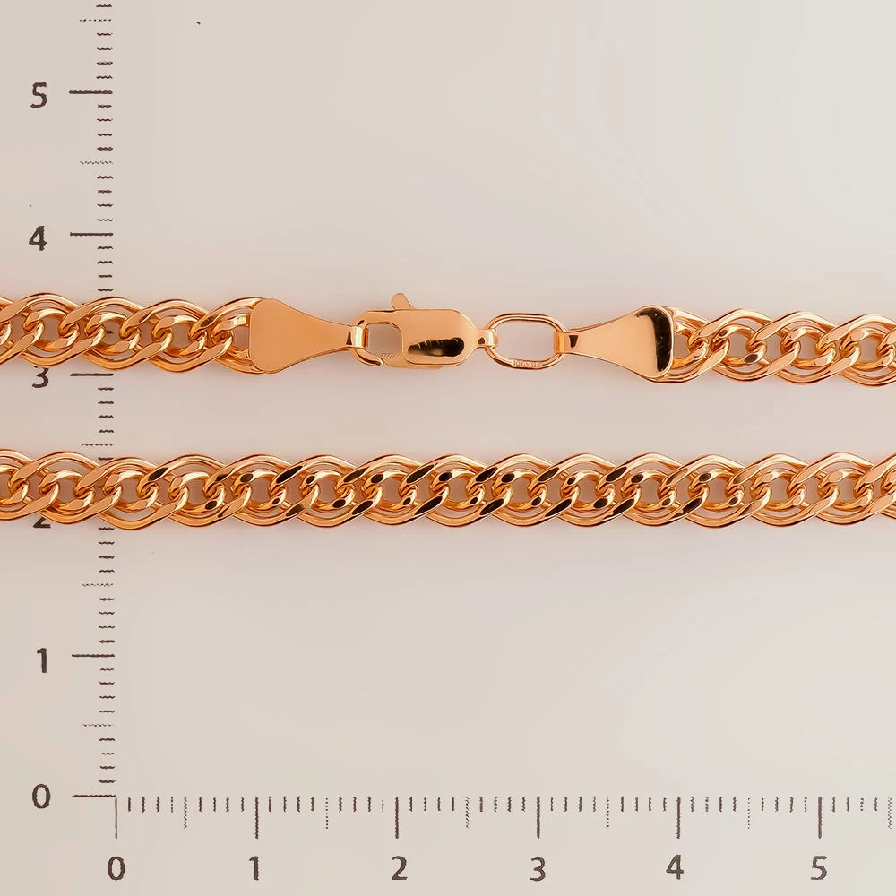 Браслет из красного золота 585 пробы