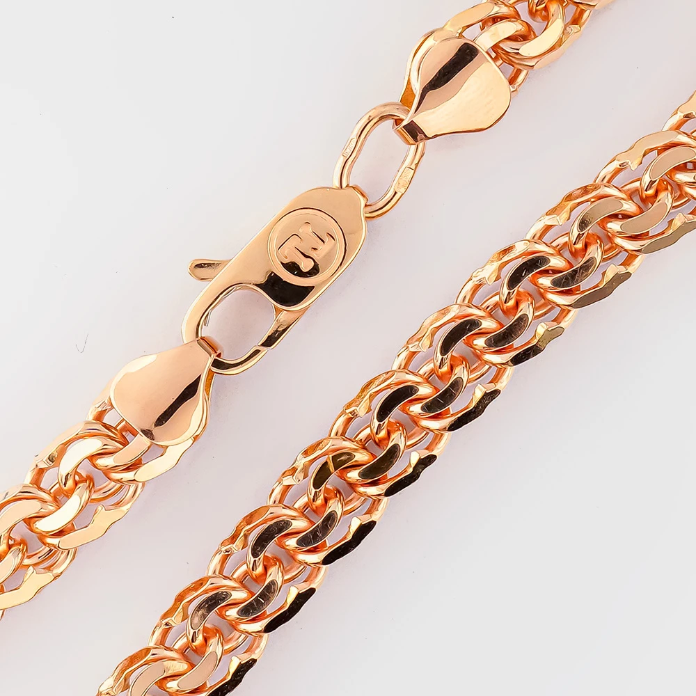 Браслет из красного золота 585 пробы