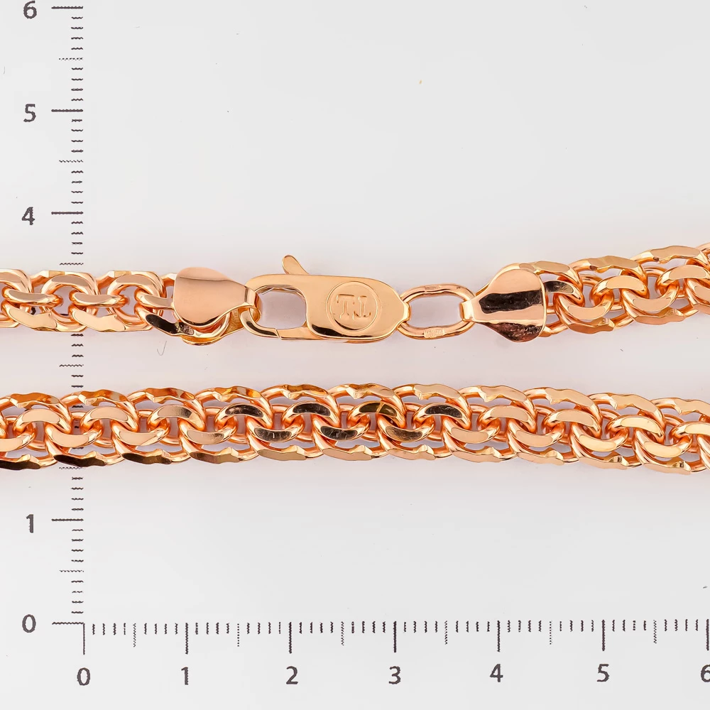 Браслет из красного золота 585 пробы