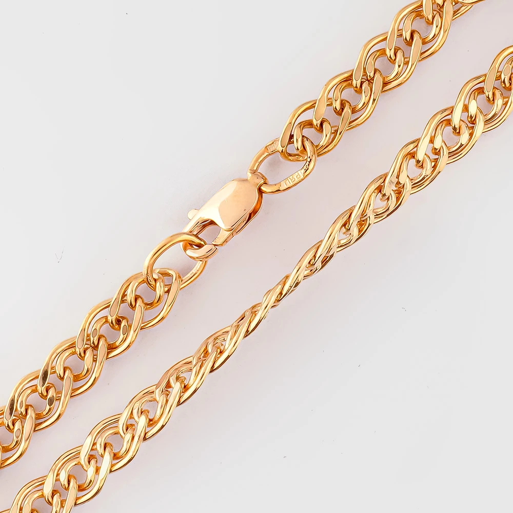 Браслет из красного золота 585 пробы