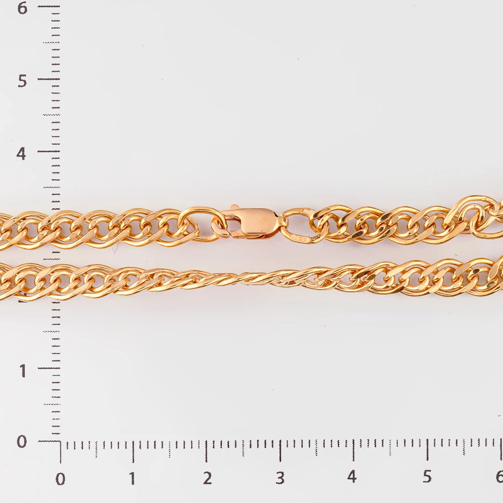 Браслет из красного золота 585 пробы