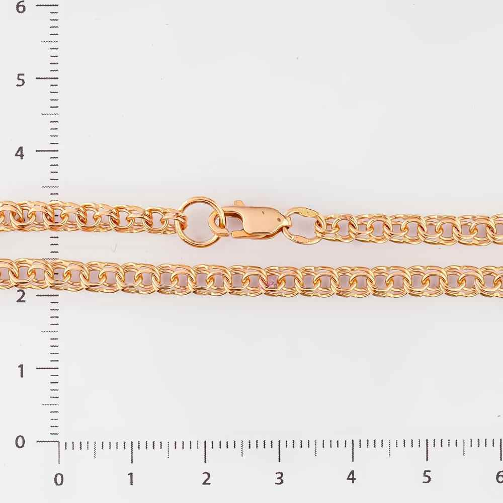 Браслет из красного золота 585 пробы