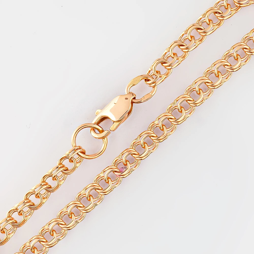 Браслет из красного золота 585 пробы