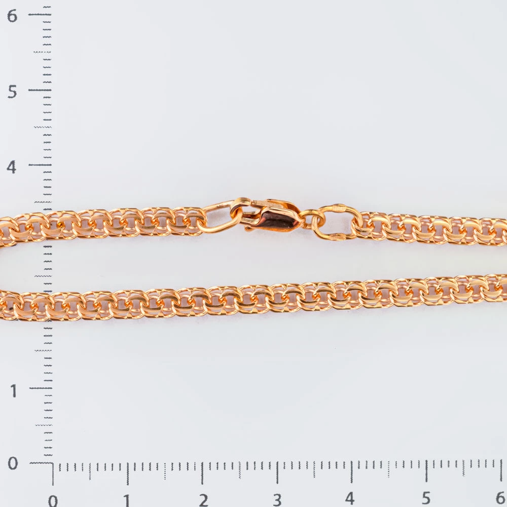 Браслет из красного золота 585 пробы