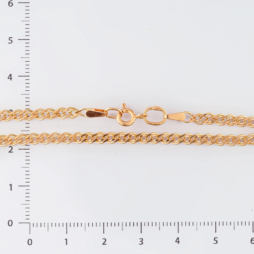 Браслет из красного золота 585 пробы