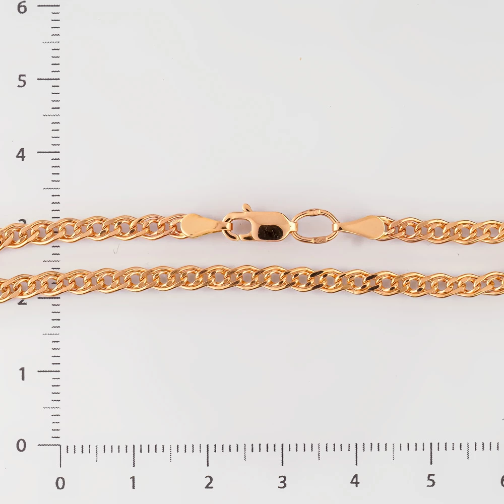 Браслет из красного золота 585 пробы