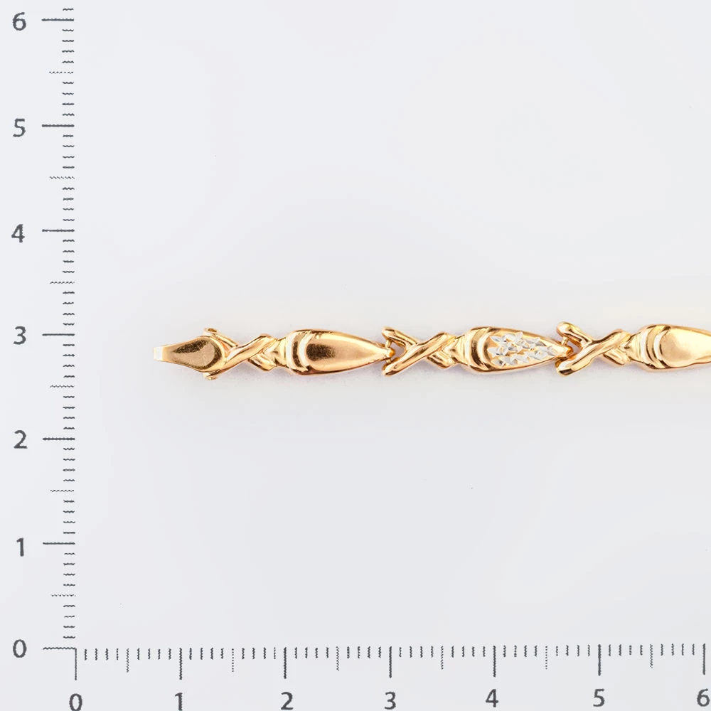 Браслет из красного золота 585 пробы