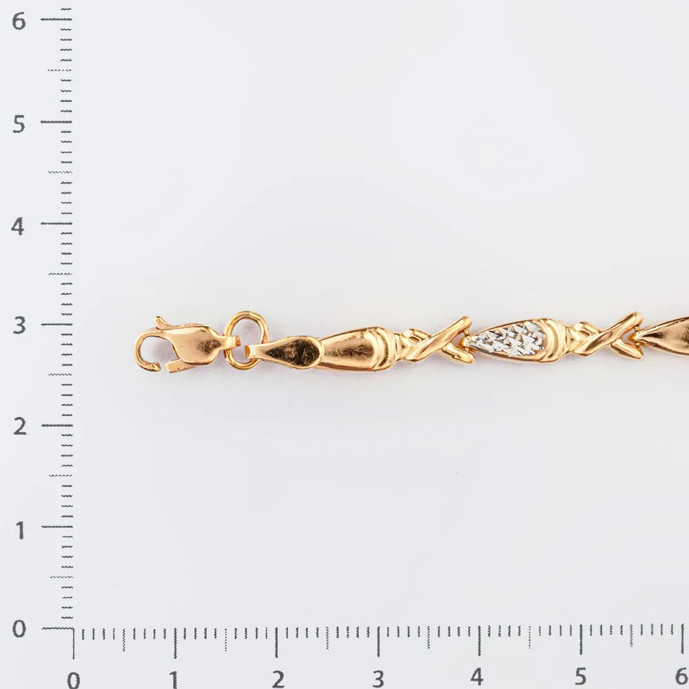 Браслет из красного золота 585 пробы