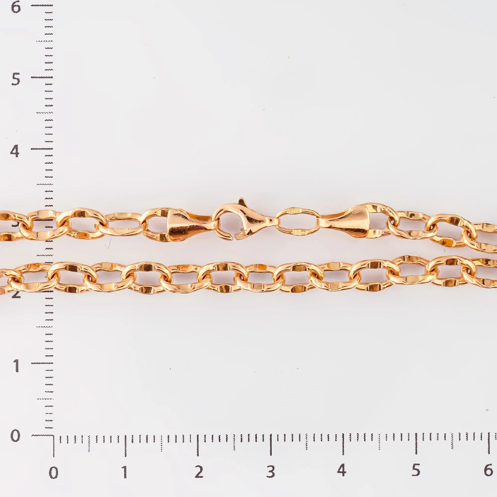 Браслет из красного золота 585 пробы