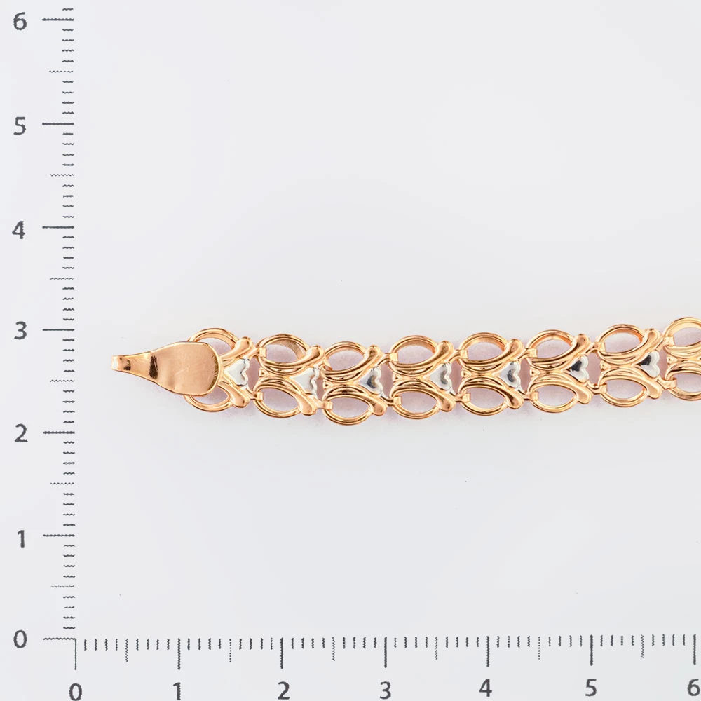 Браслет из красного золота 585 пробы