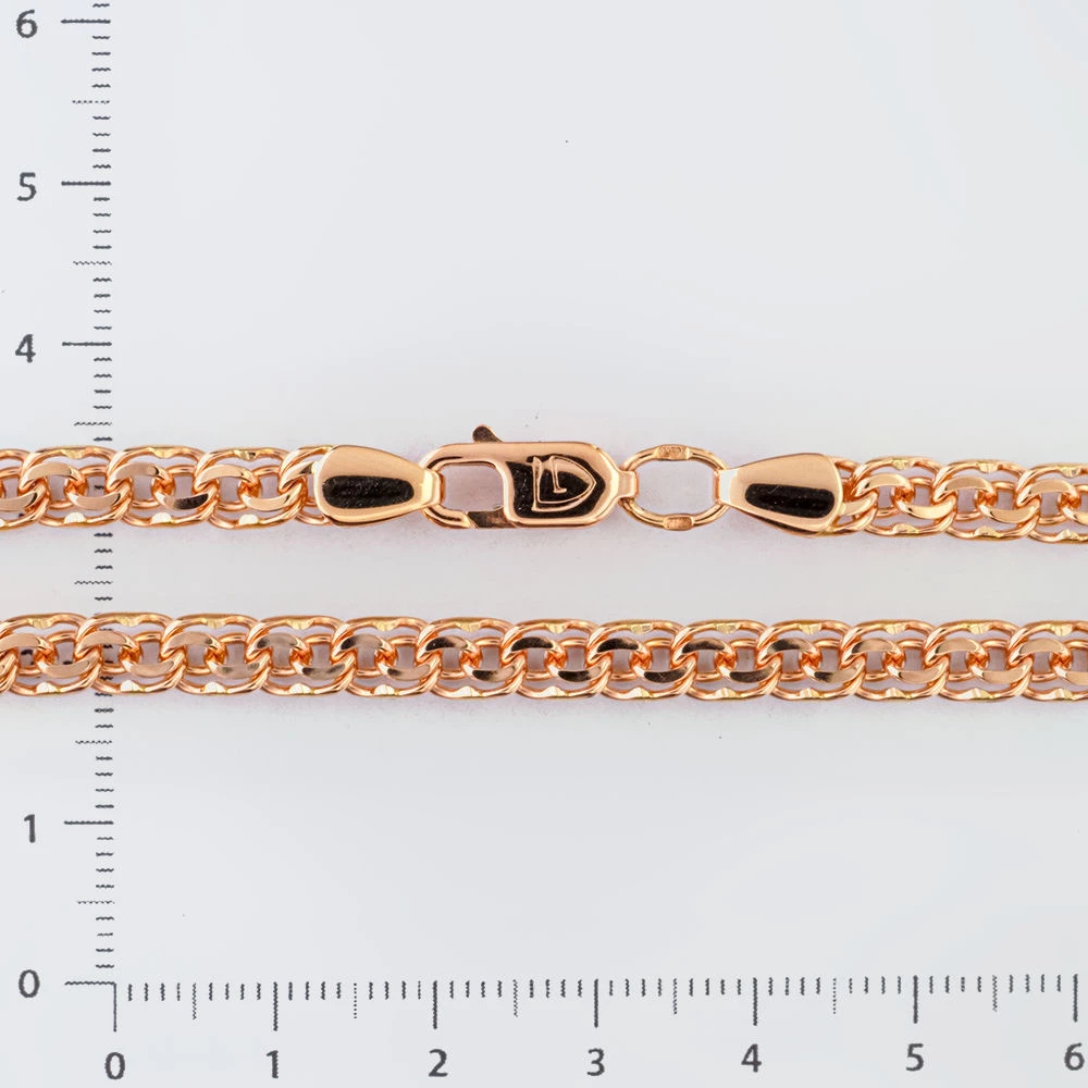 Браслет из красного золота 585 пробы