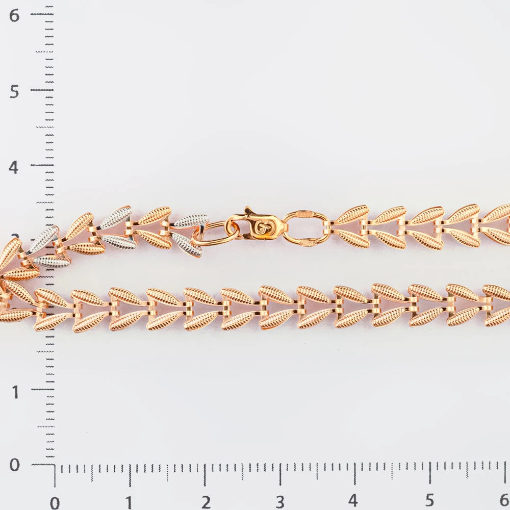 Браслет из красного золота 585 пробы