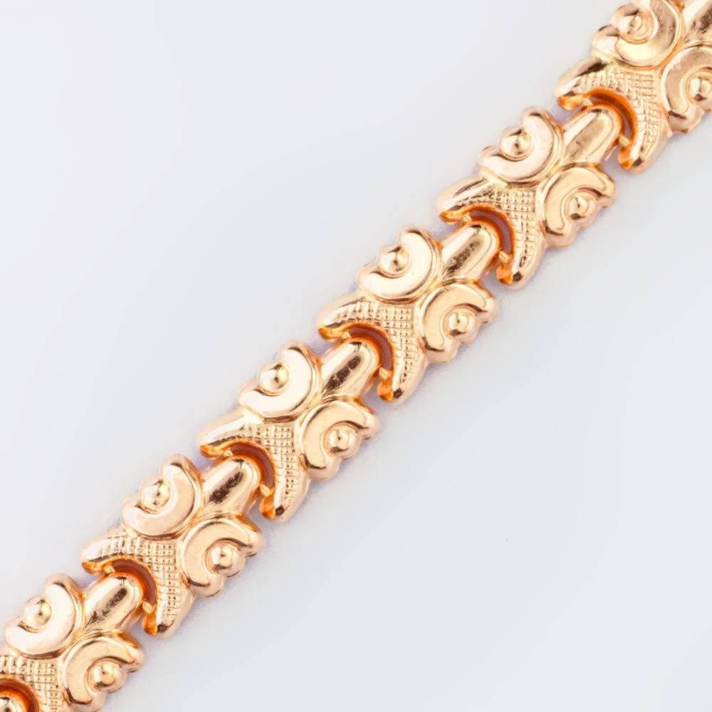 Браслет из красного золота 585 пробы