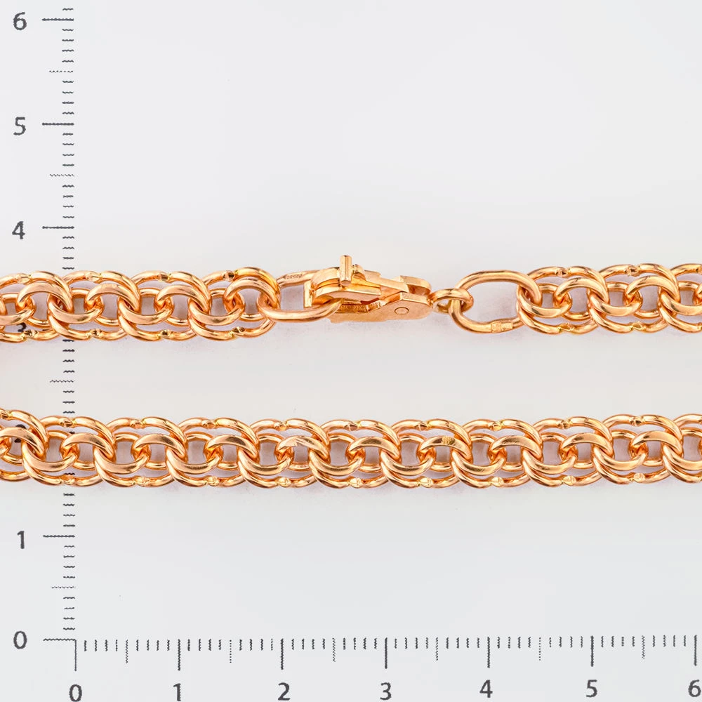 Браслет из красного золота 585 пробы