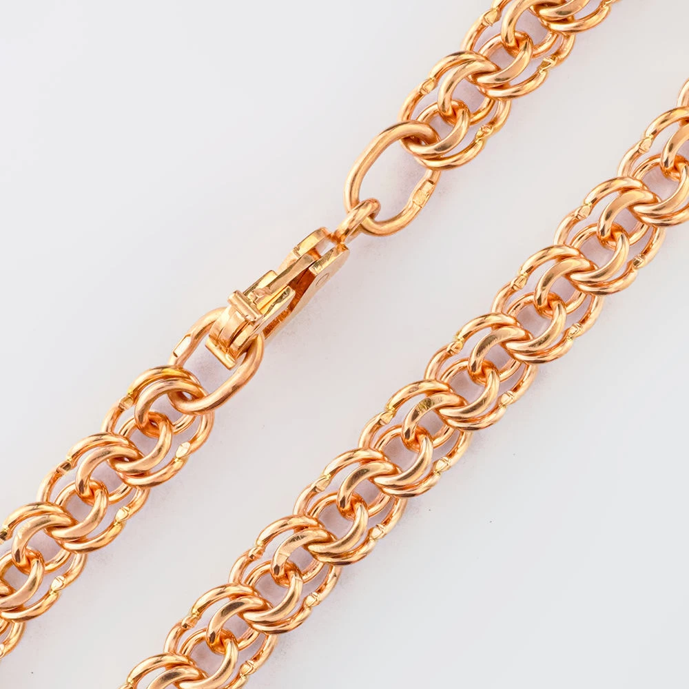 Браслет из красного золота 585 пробы