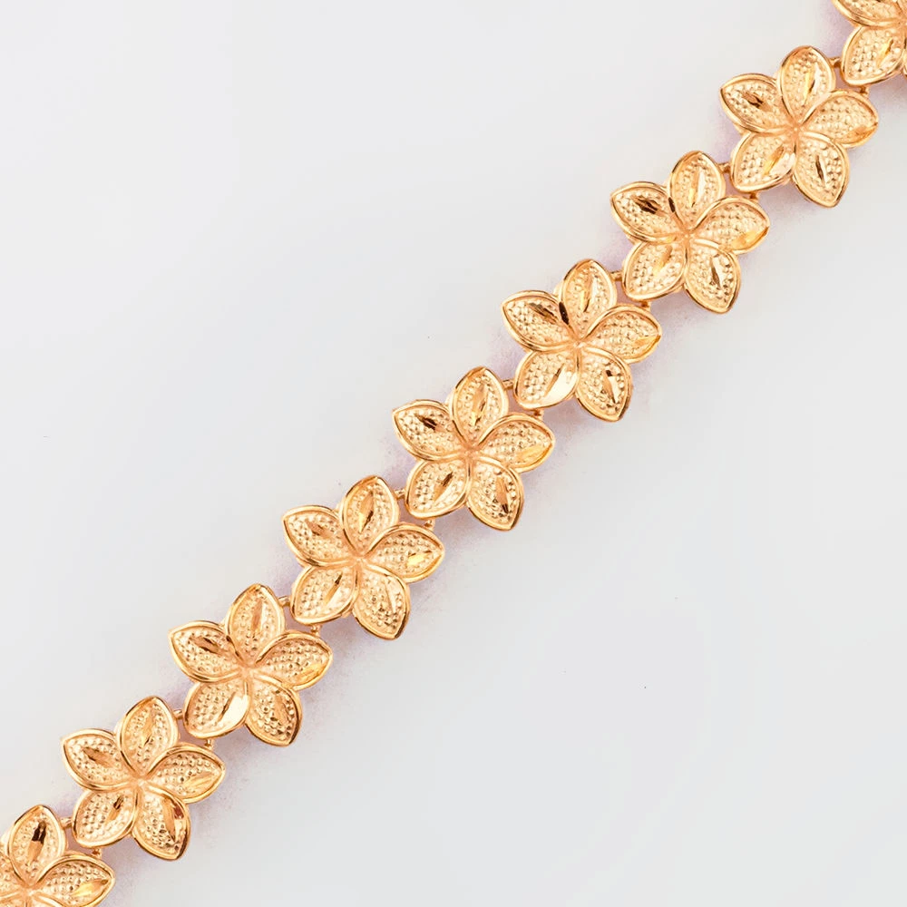 Браслет из красного золота 585 пробы