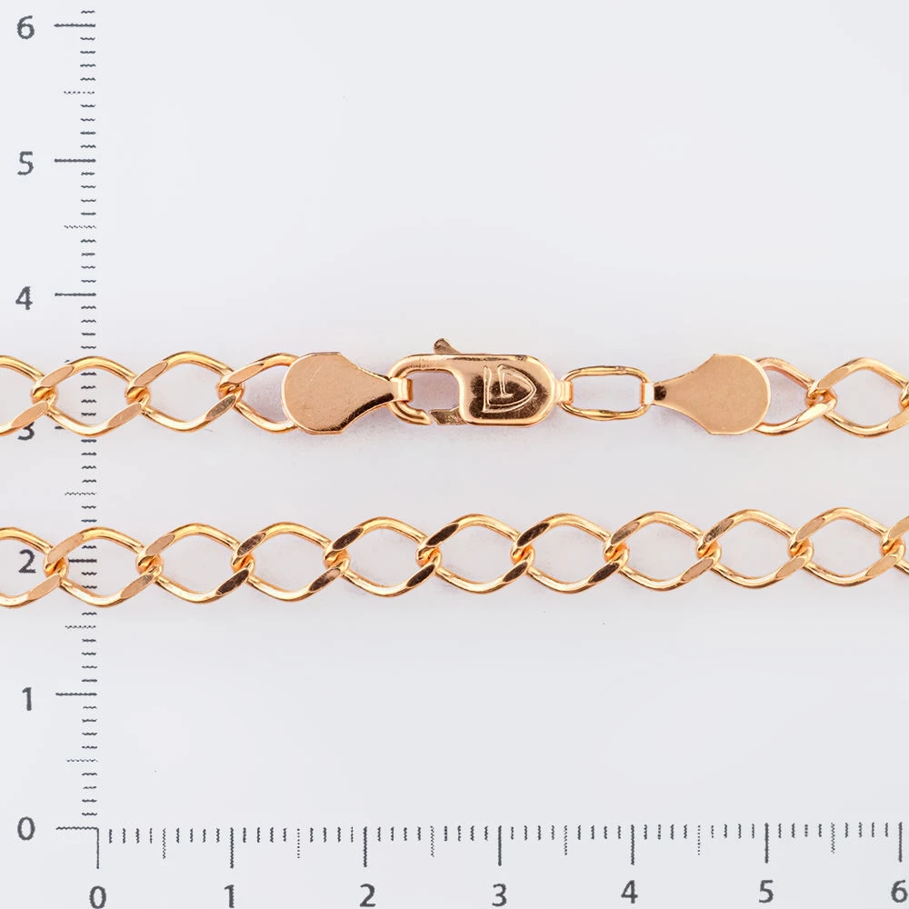 Браслет из красного золота 585 пробы