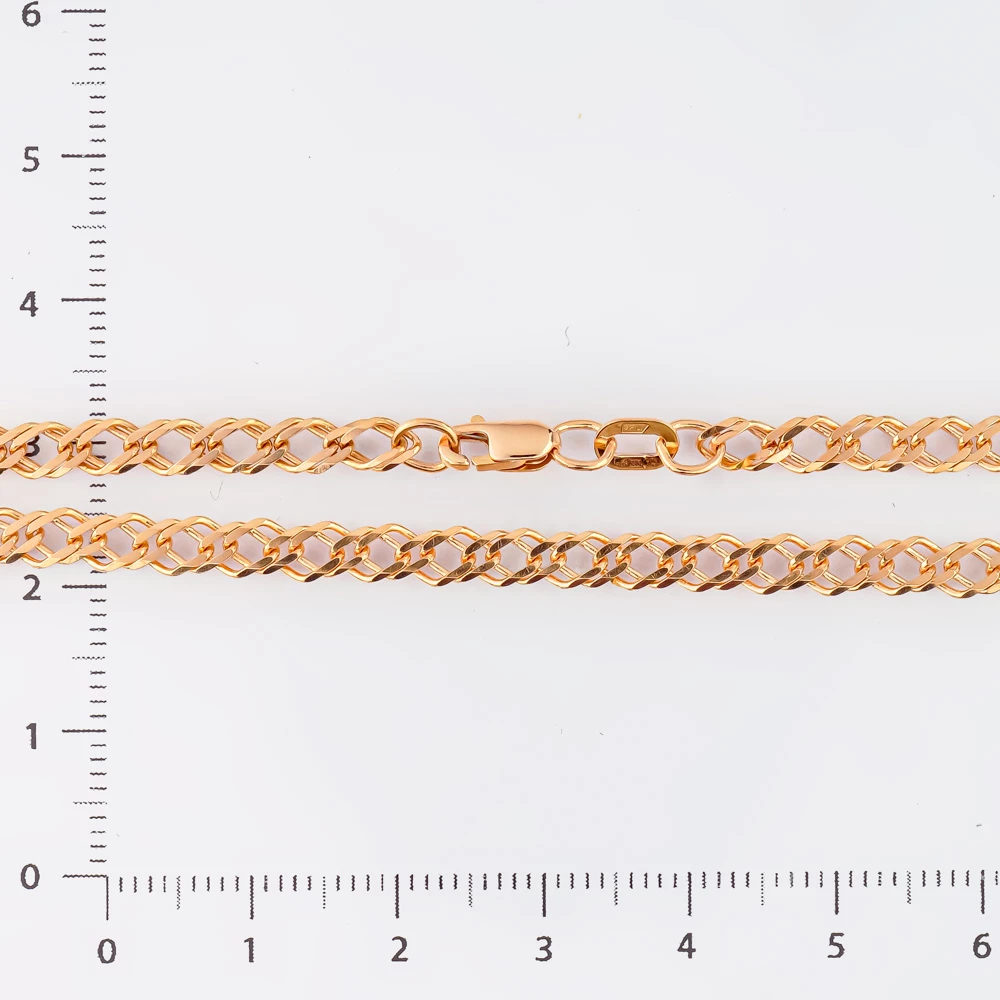 Браслет из красного золота 585 пробы