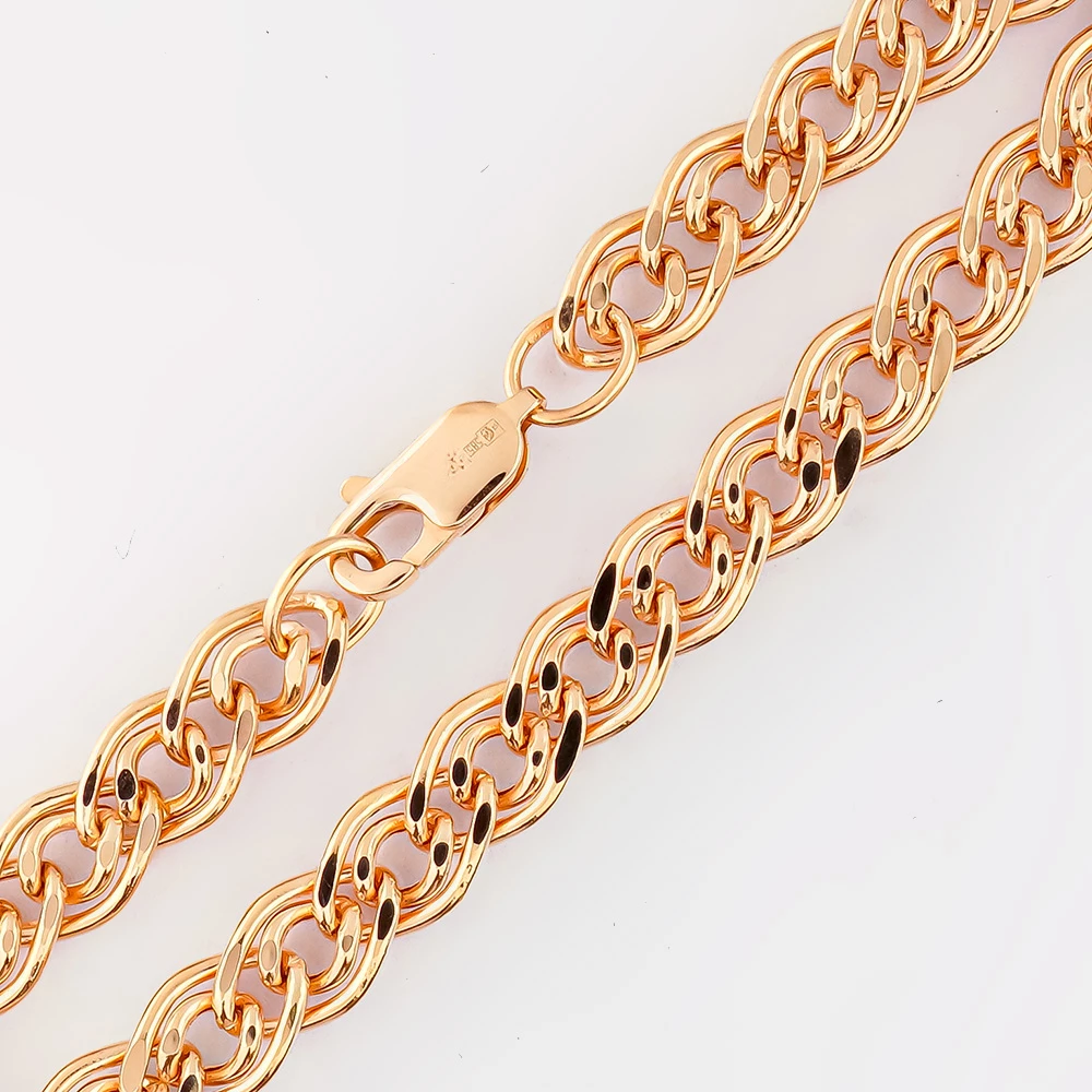 Браслет из красного золота 585 пробы