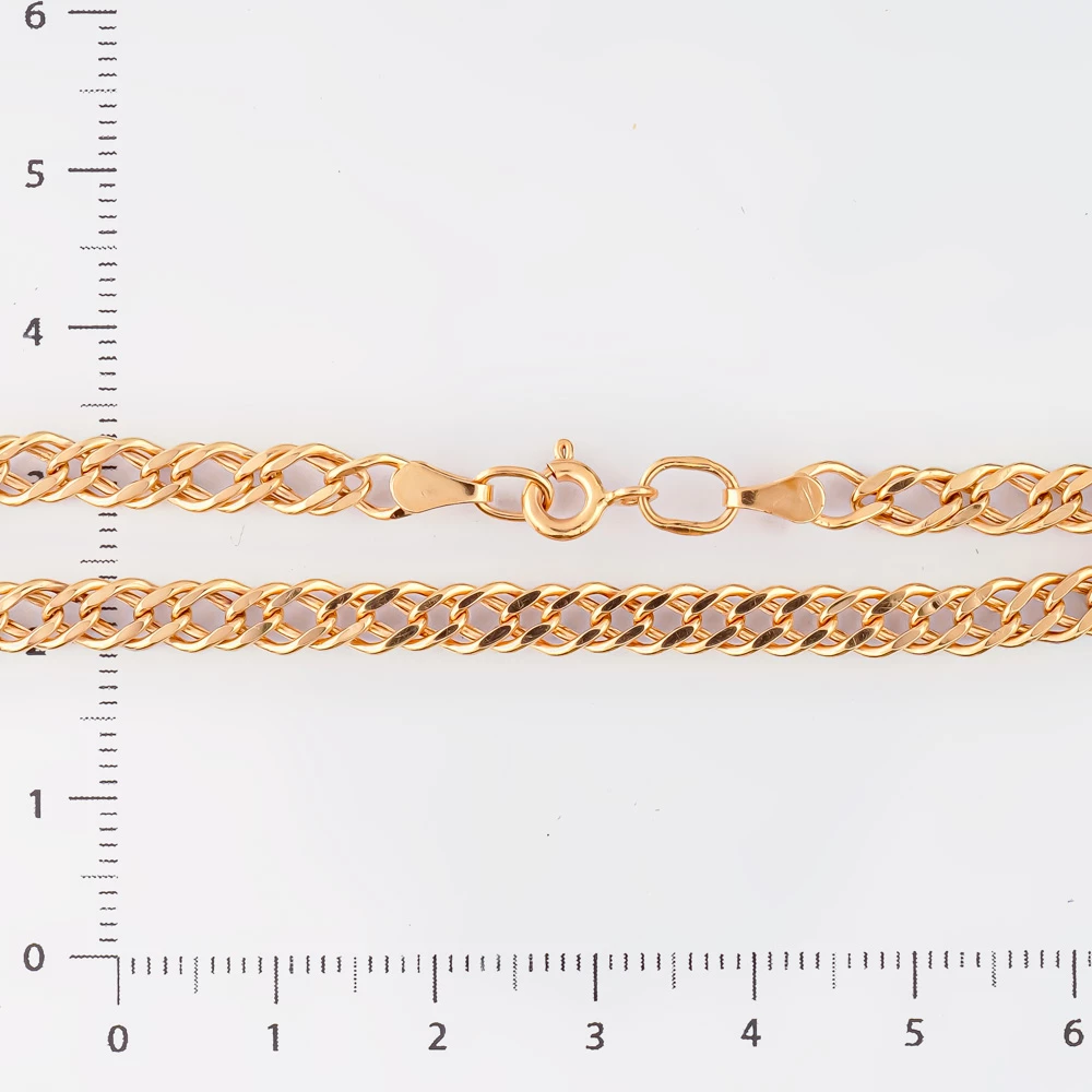 Браслет из красного золота 585 пробы