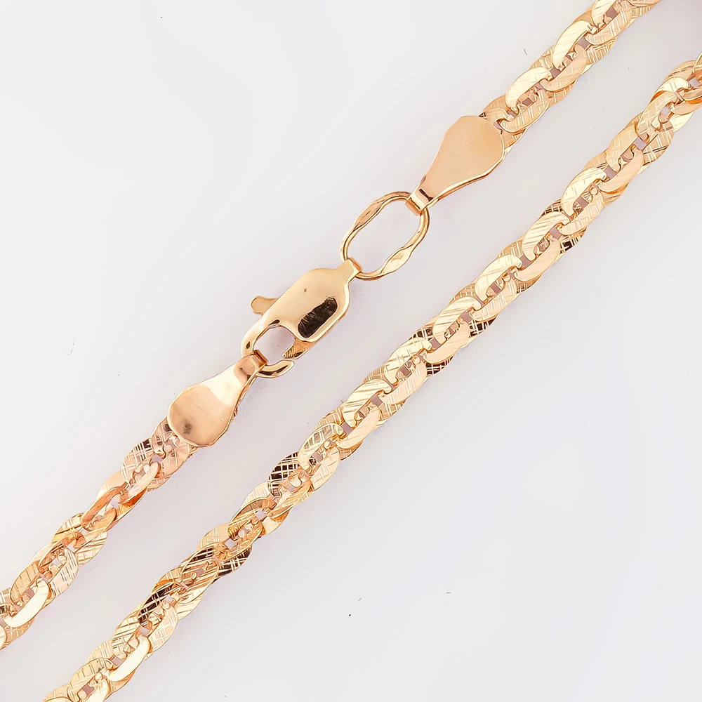 Браслет из красного золота 585 пробы