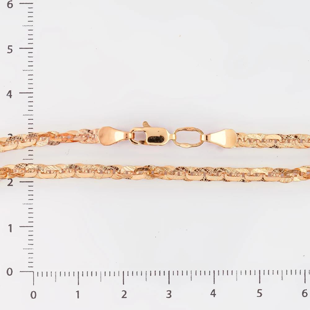 Браслет из красного золота 585 пробы