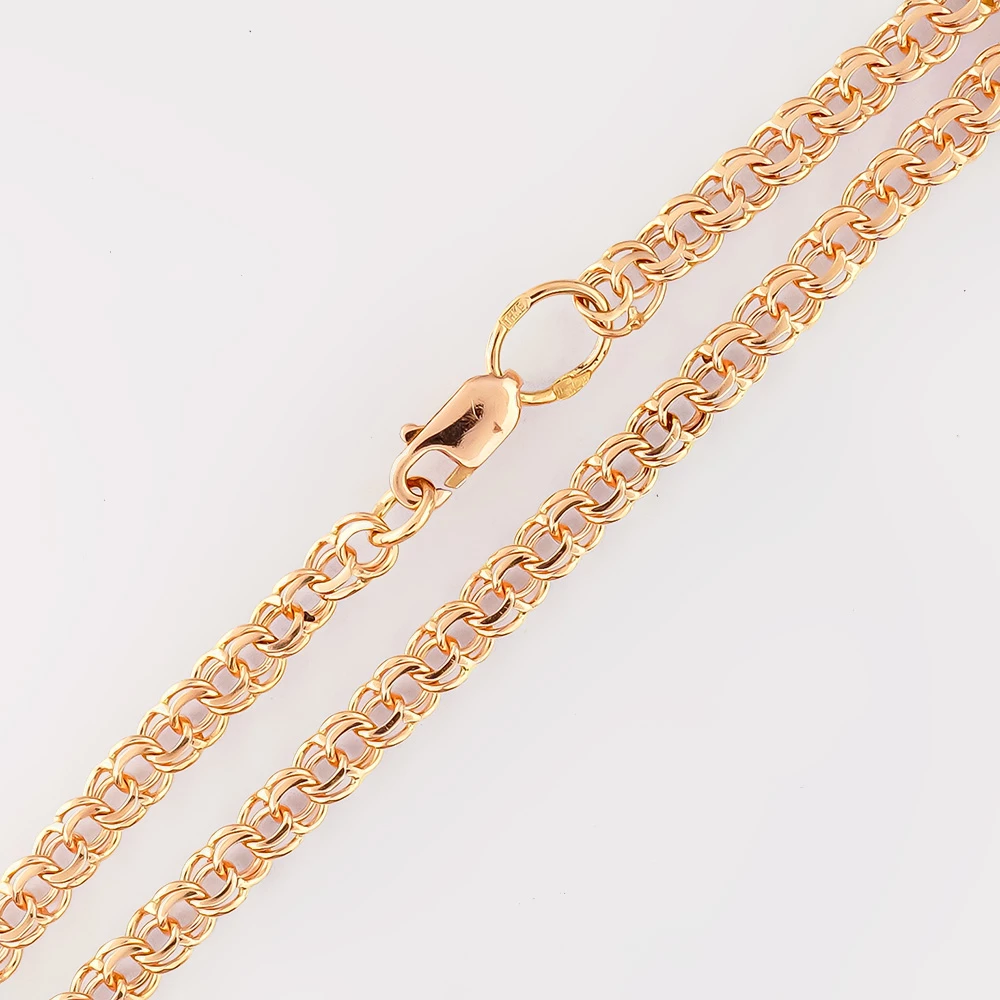 Браслет из красного золота 585 пробы