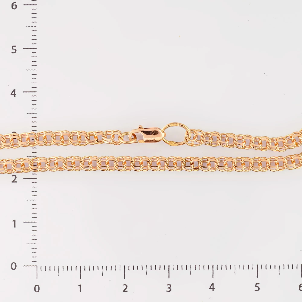 Браслет из красного золота 585 пробы