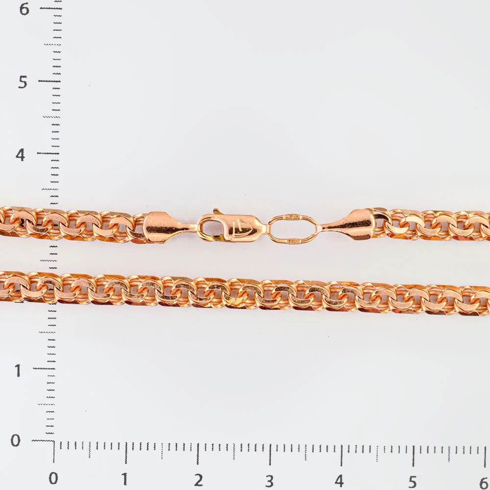 Браслет из красного золота 585 пробы