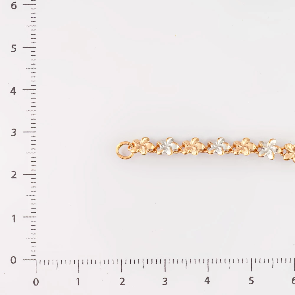 Браслет из красного золота 585 пробы