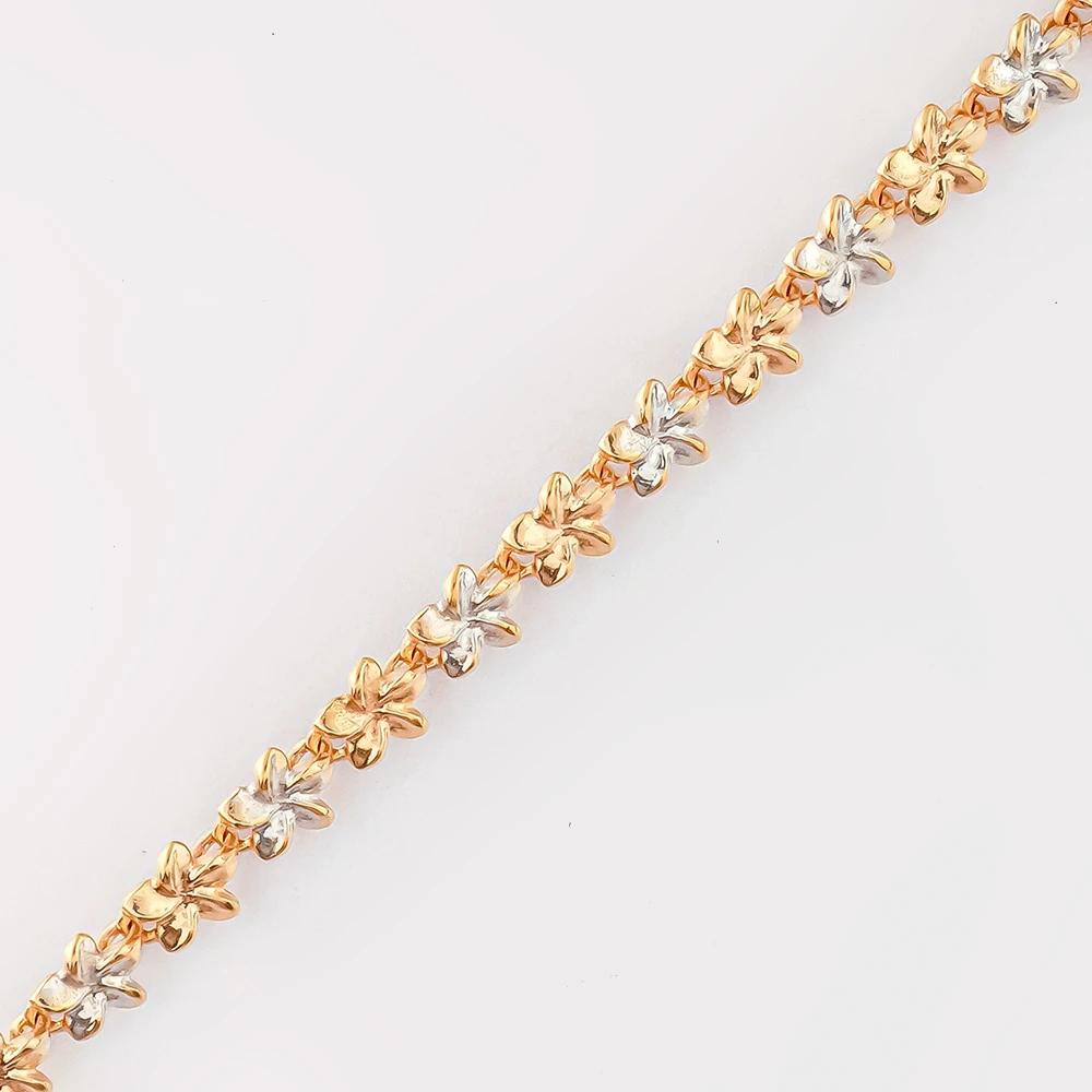 Браслет из красного золота 585 пробы