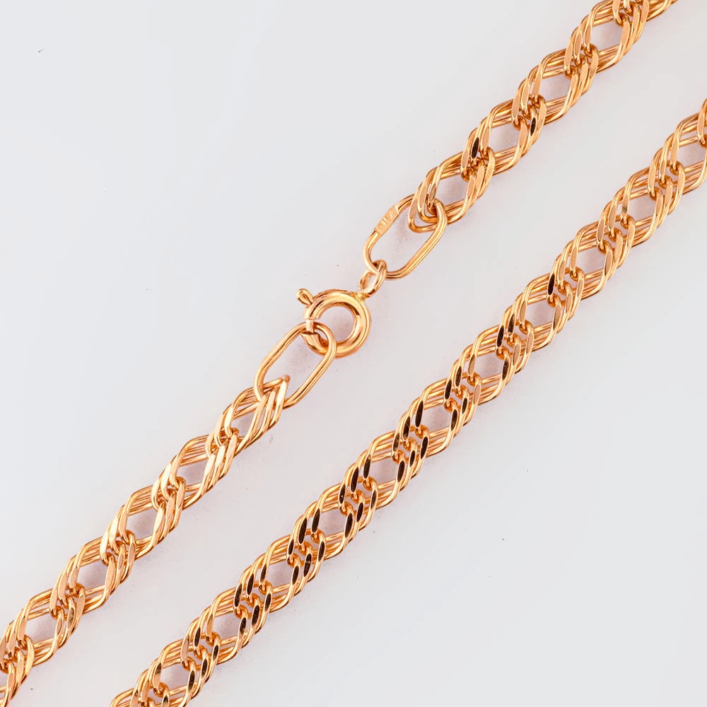 Браслет из красного золота 585 пробы