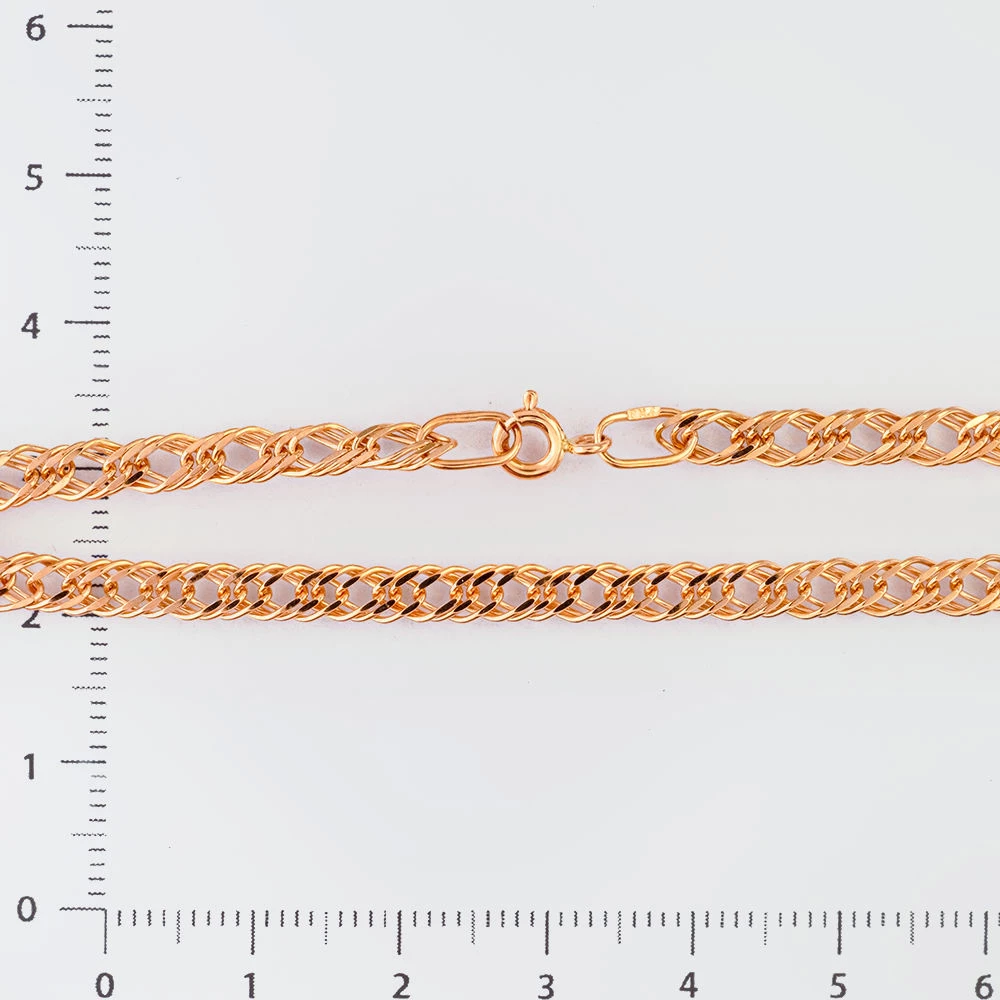 Браслет из красного золота 585 пробы