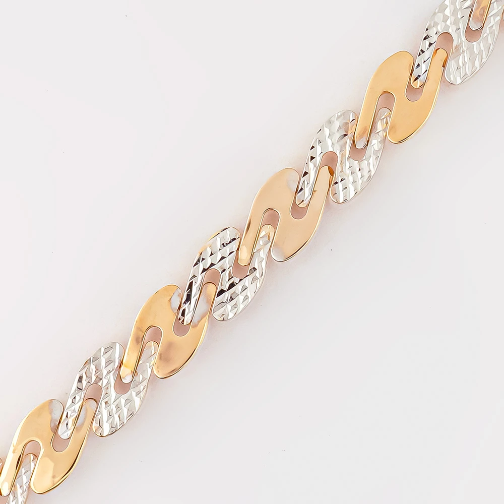 Браслет из красного золота 585 пробы