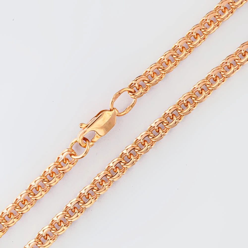 Браслет из красного золота 585 пробы