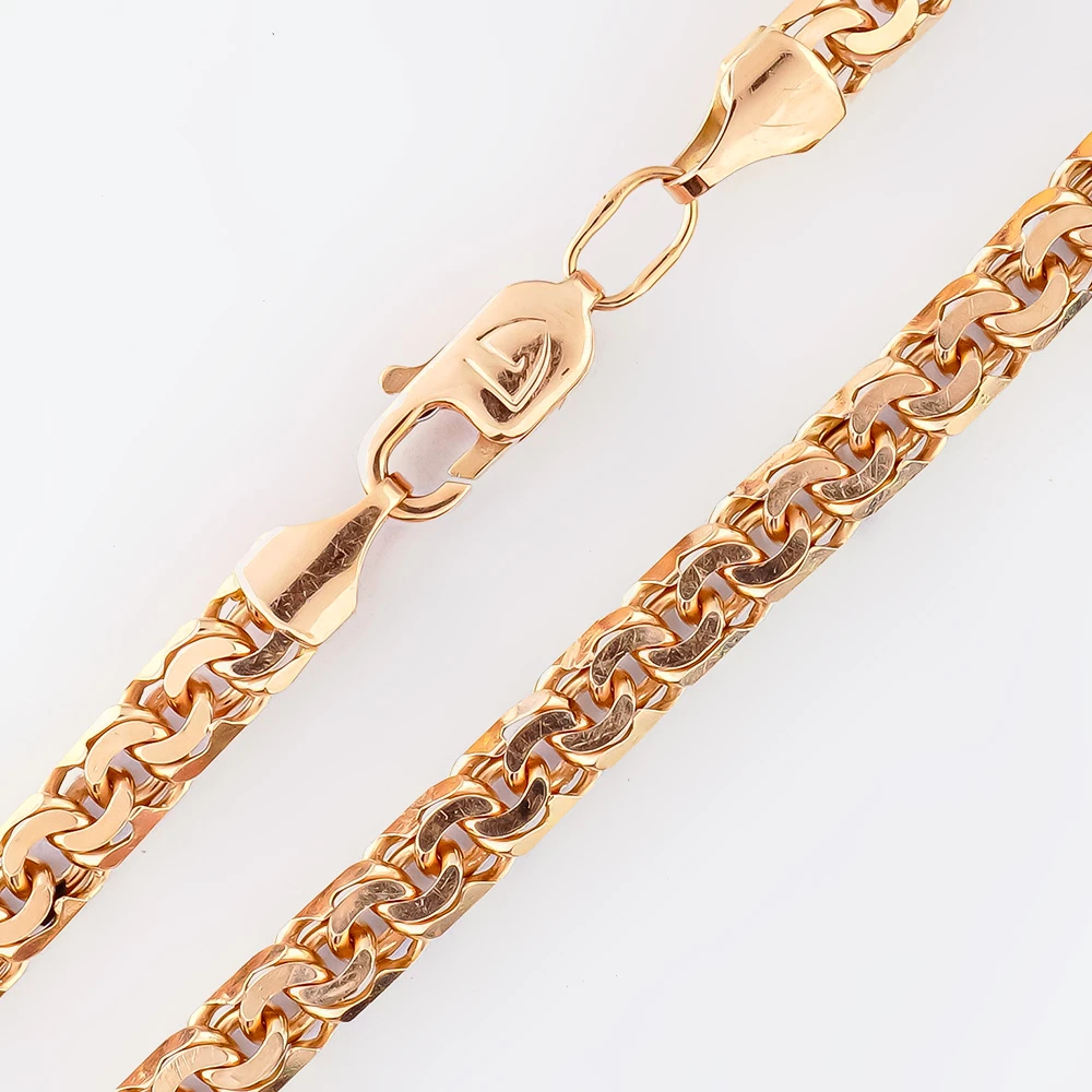 Браслет из красного золота 375 пробы