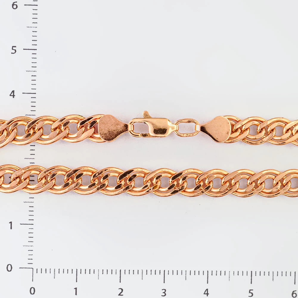 Браслет из красного золота 585 пробы