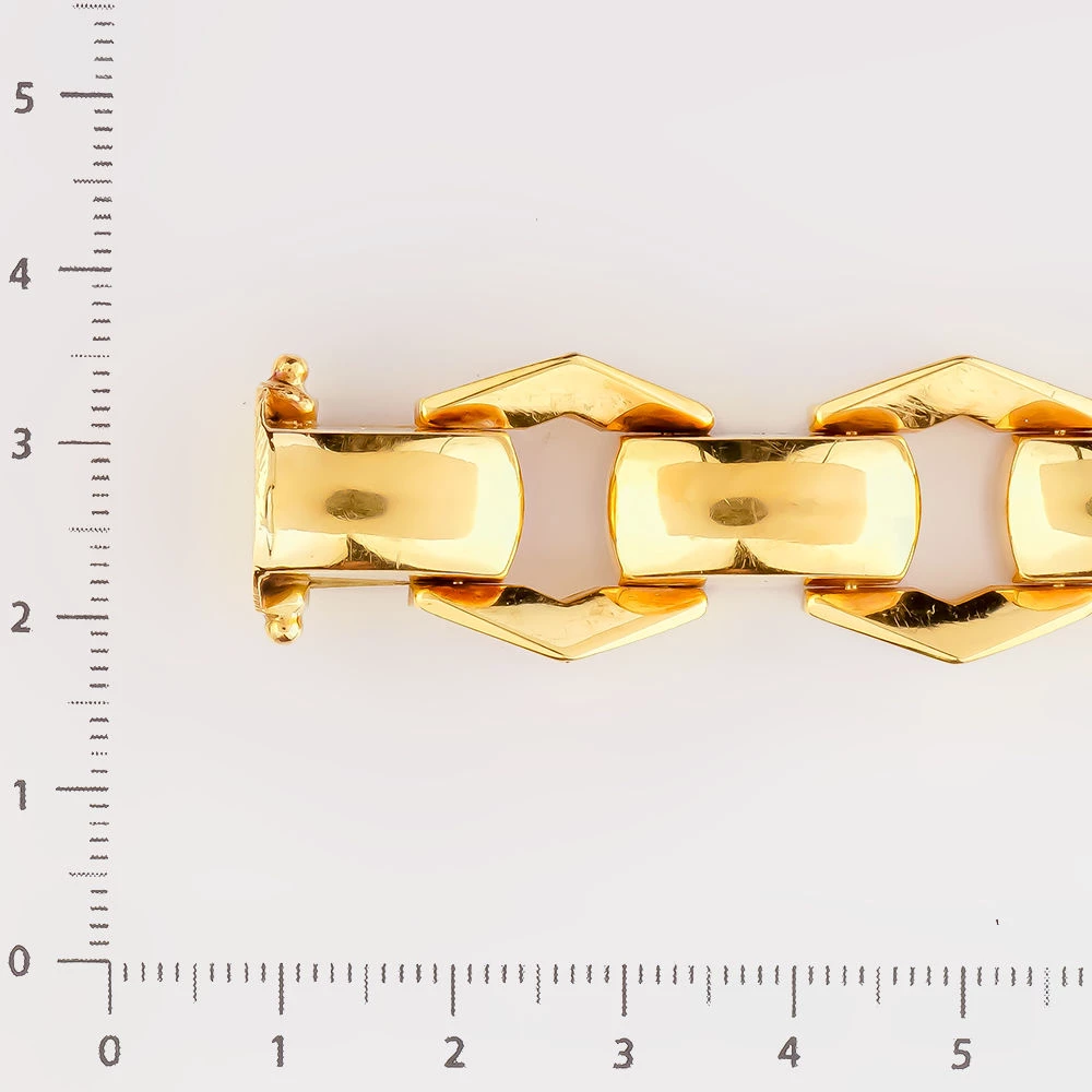 Браслет из красного золота 585 пробы