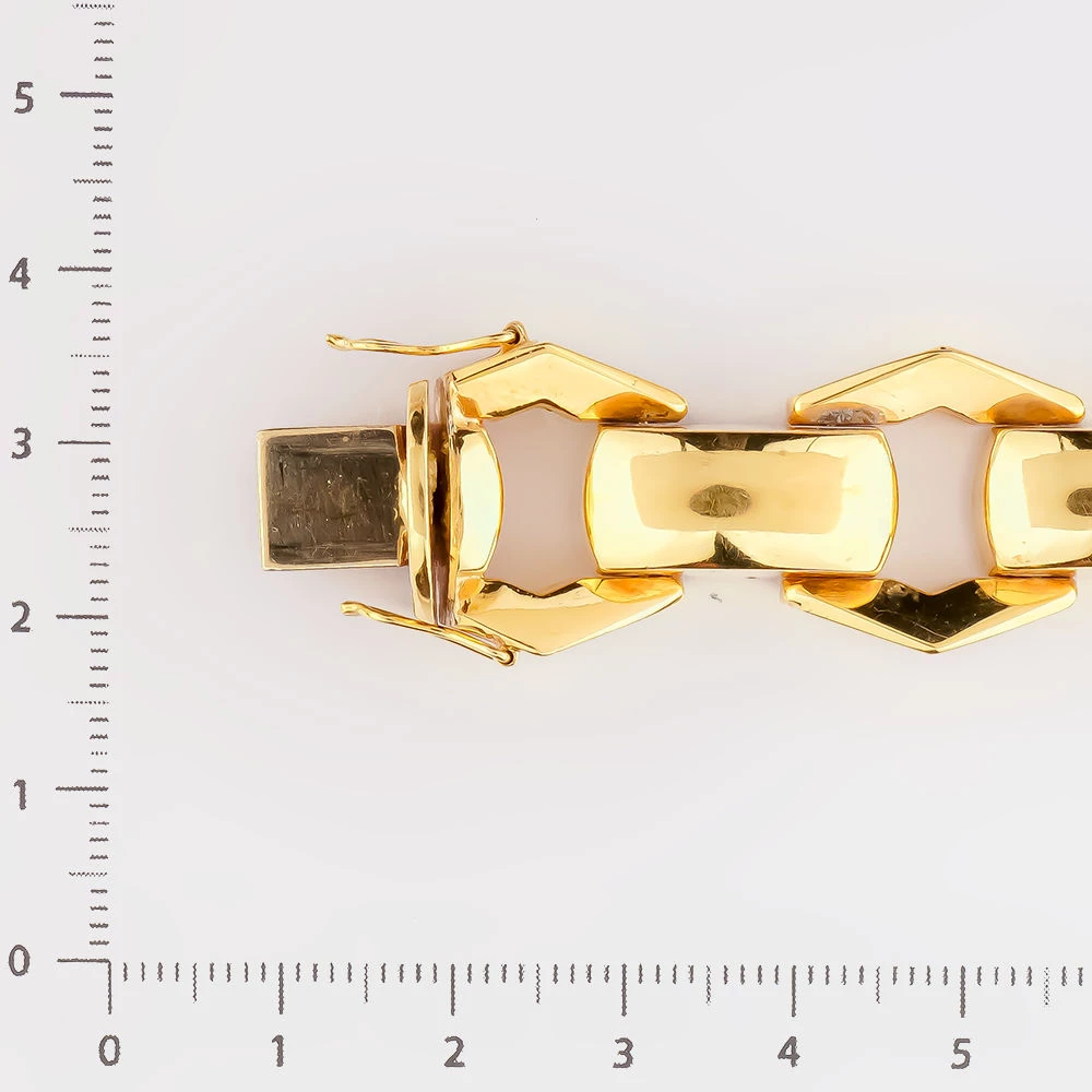 Браслет из красного золота 585 пробы