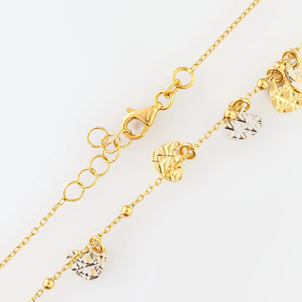 Браслет из желтого золота 750 пробы