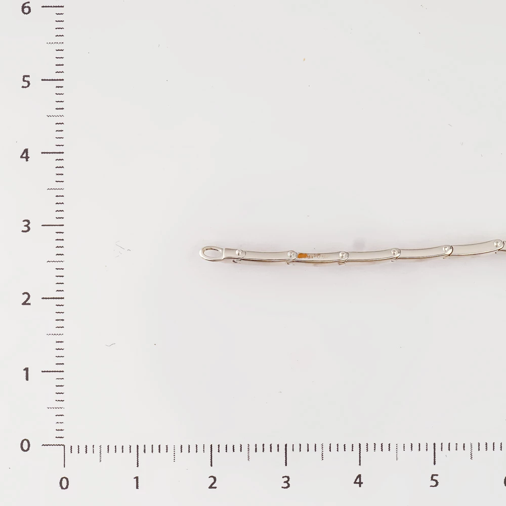 Браслет с бриллиантом из белого золота 585 пробы