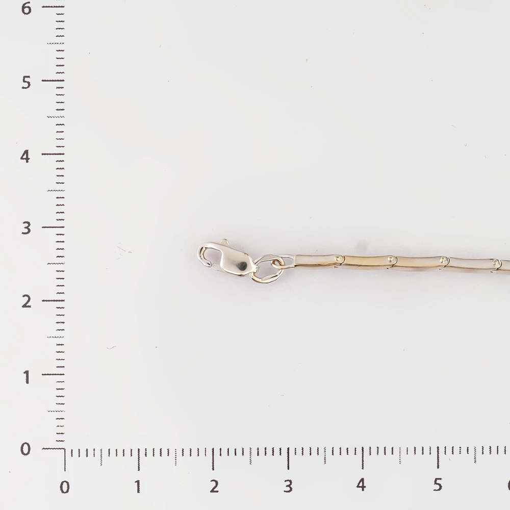 Браслет с бриллиантом из белого золота 585 пробы