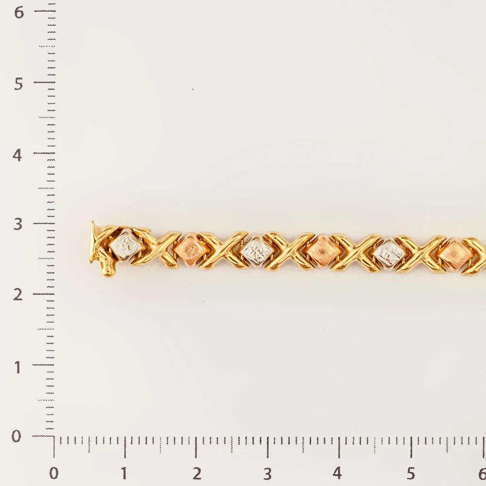 Браслет из желтого золота 585 пробы