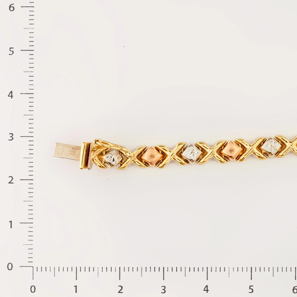 Браслет из желтого золота 585 пробы