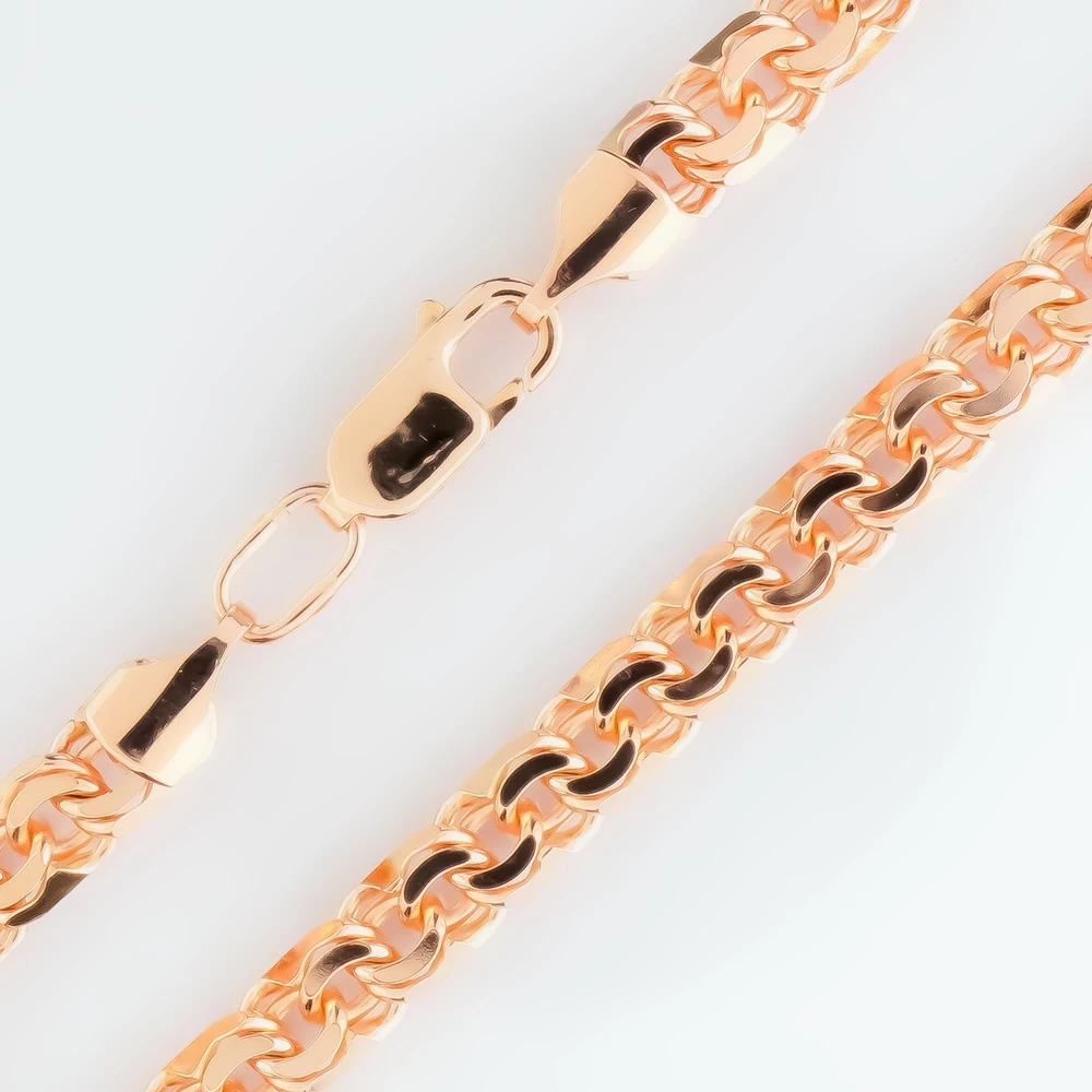 Браслет из красного золота 585 пробы